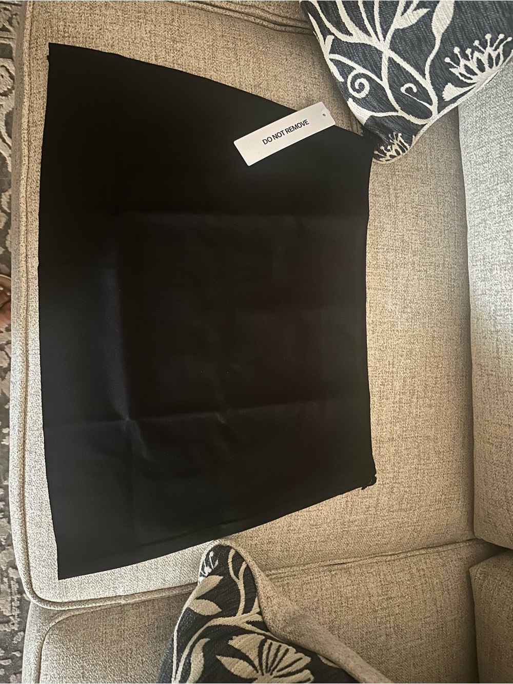 Black Women's Mini Skirt - Sleek Straight Silhouette